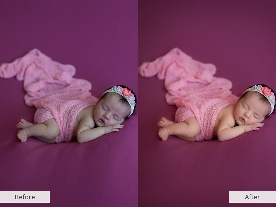 Editing Newborn Photos | Natural Baby Photo Retouching