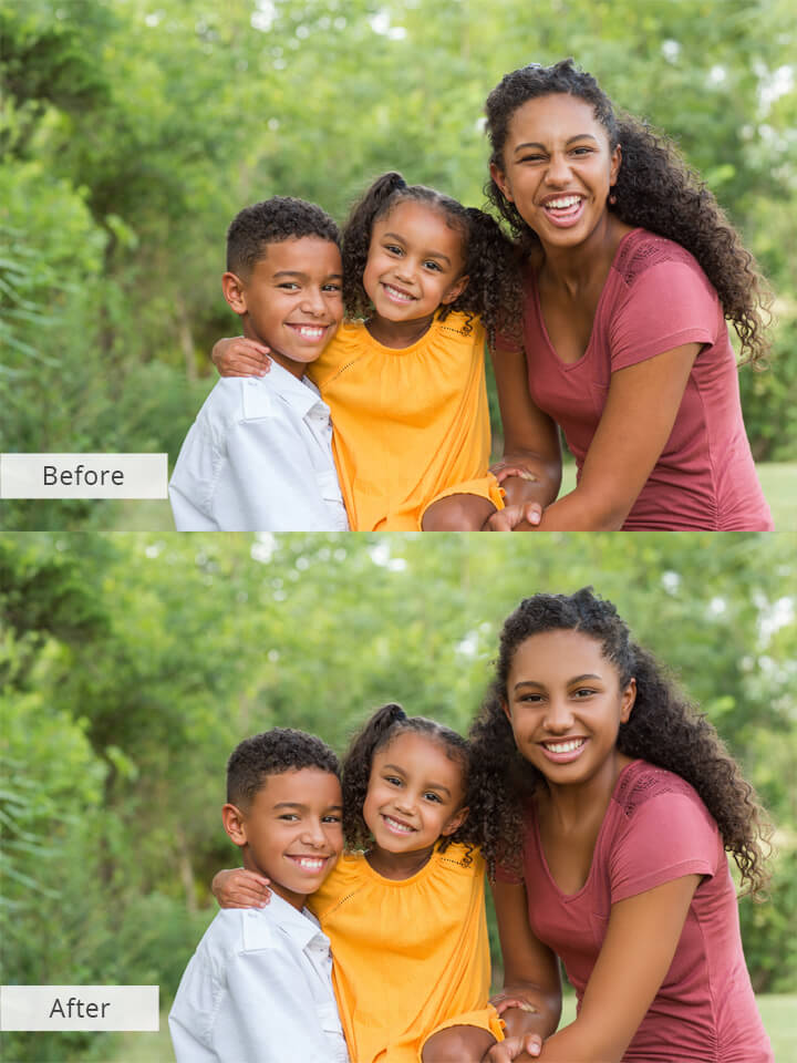 Family Photo Editing Service | Professional Family Photo Editors