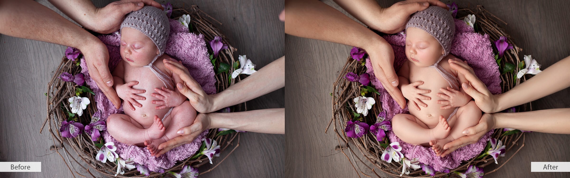 Editing Newborn Photos | Natural Baby Photo Retouching