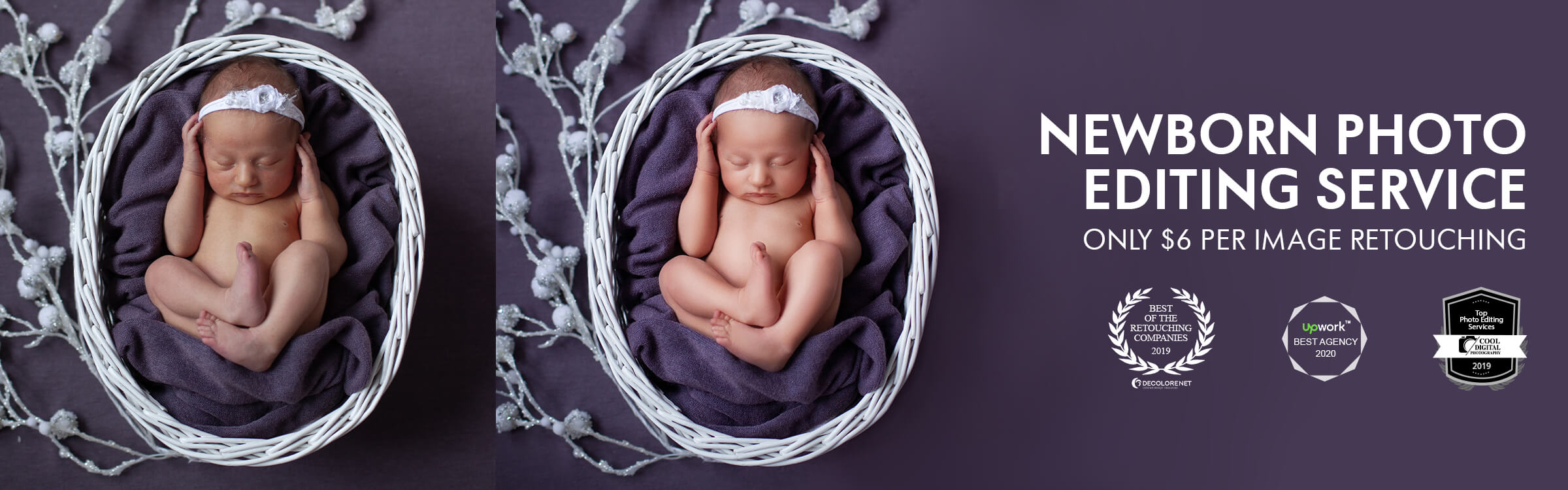 Editing Newborn Photos | Natural Baby Photo Retouching